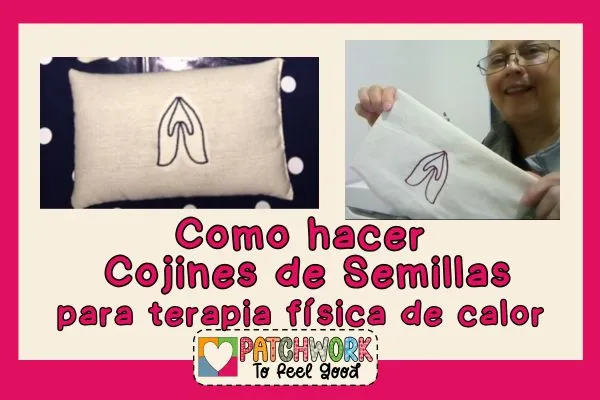 Lindos saquitos de semillas para terapia física de calor