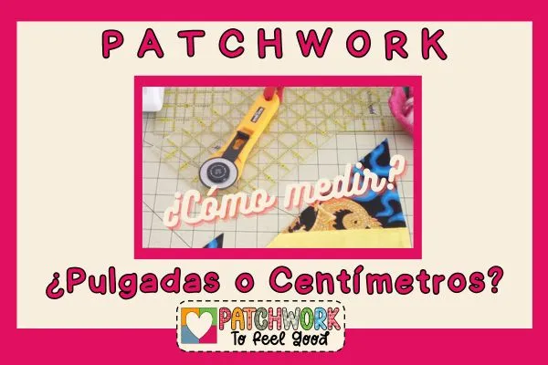 patchwork, regla y cortador rotatorio
