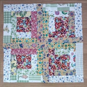 Patchwork Log Cabin