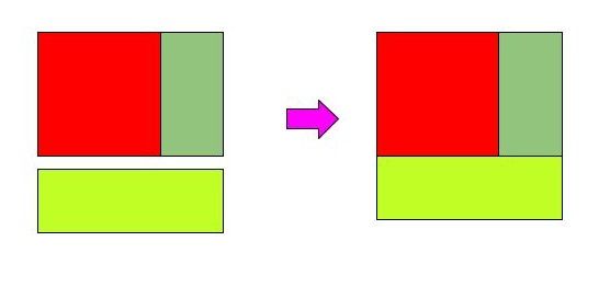 Elaboracion de un Log Cabin Patchwork segundo paso