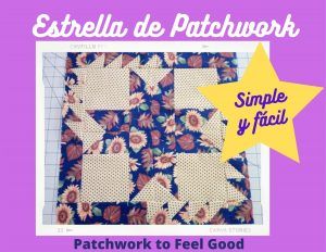 Estrella Simple y Sencilla de Patchwork
