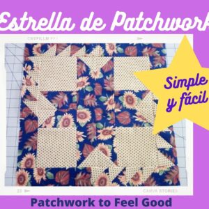 Estrella Simple y Sencilla de Patchwork