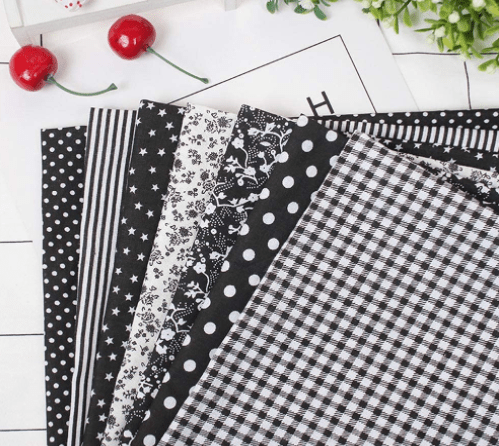 Telas fat quarter negros