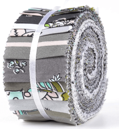 Telas jelly rolls negro