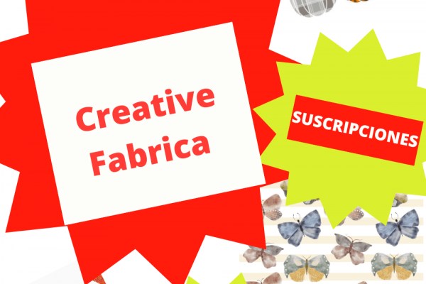 Gráfico que es Creative Fabrica, con colores, diseños y gráficos